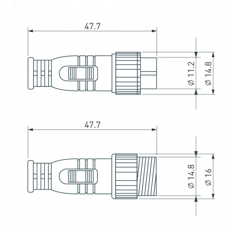 Диммер KNX-104-DIM-DIN (12-24V, 4x4A) (IARL)