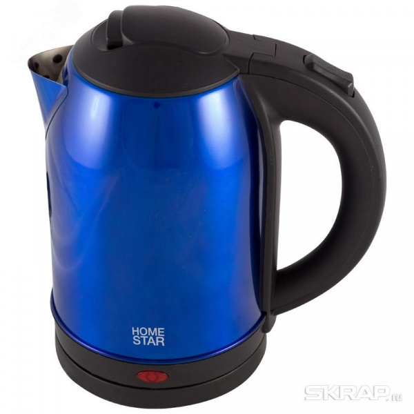 Чайник стальной HS-1009 blue на 1.8 л, цвет синий
