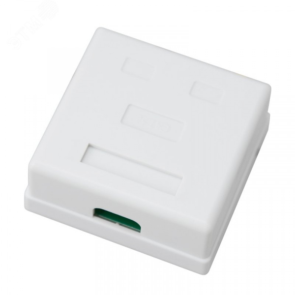 Розетка комбинированная внешняя. RJ-45(8P-8C) + RJ-11(6P-4C). UTP неэкраниров,