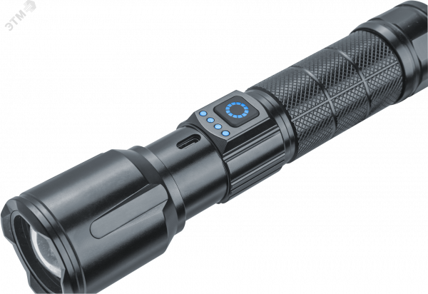 Фонарь светодиодный NPT-CM20-ACCU металлический 1 LED, 10Вт
