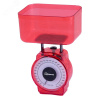 Весы кухонные механические HS-3004М до 1 кг, цвет красный