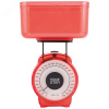 Весы кухонные механические HS-3004М до 1 кг, цвет красный