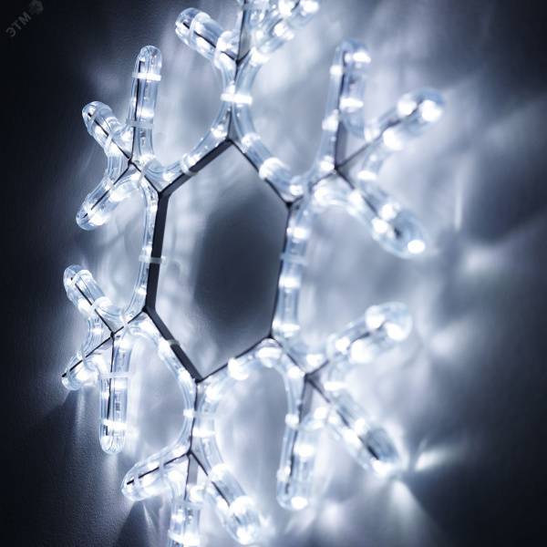 Фигура ARD-SNOWFLAKE-M7-450x375-126LED White 230V, 7.5W Ardecoled, IP65
