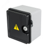 Корпус пластиковый ЩМПп с прозрачной дверцей 200х175х135мм IP55