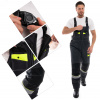 Костюм утеплённый мужской Орегон-Мембрана ОП-2, куртка и полукомбинезон, цвет темно-серый, черный, лимон 52-54/170-176