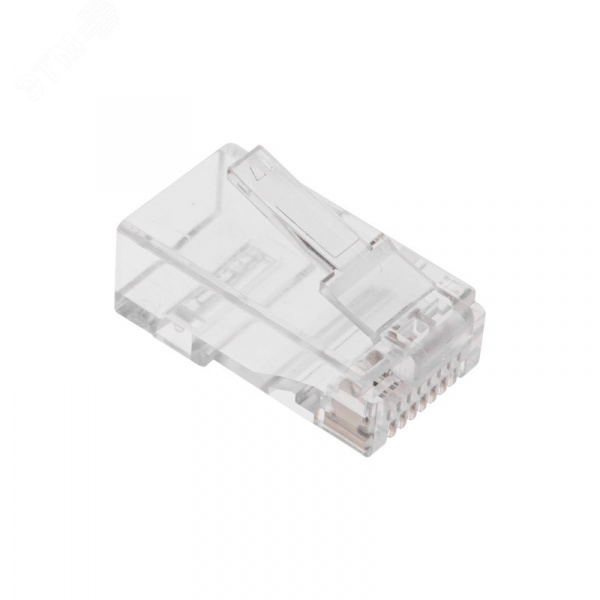 Разъем RJ-45(8P8C) под витую пару. UTP. категория 6. с вставкой,