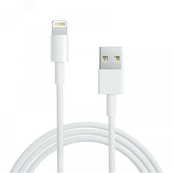 Кабель USB-Lightning для iPhone, PVC, white, 1m, 18-1121,