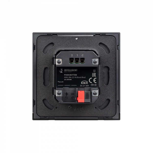 Панель управления кнопочная INTELLIGENT ARLIGHT KNX-304-22-IN Black (Bus) (IARL, IP20 пластик, 2 года, механизм)