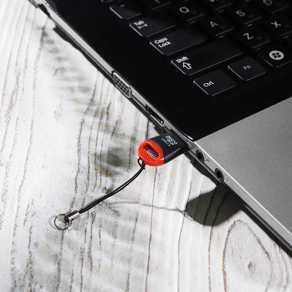 Картридер USB для microSD, microSDHC,,