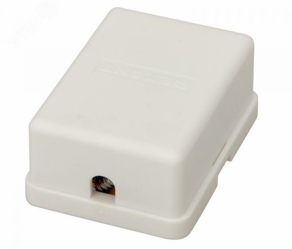 Розетка телефонная внешняя, 2 порта UTP, RJ-14    (6P4C), CAT 3 (50шт/уп)