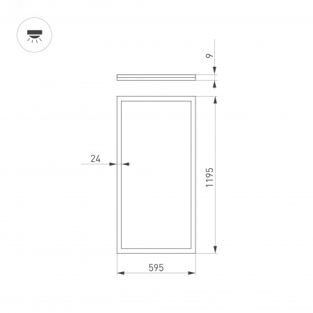 INTELLIGENT ARLIGHT Кнопочная панель KNX-304-23-IN Black (BUS, Frame) (IARL, IP20 Металл, 2 года)