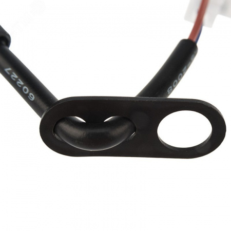 Патрон подвесной с клеммной колодкой E27 черный, с этикеткой