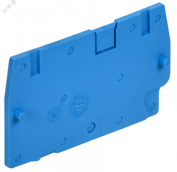 ARMAFIX Заглушка для колодки клеммной CP 1,5мм2 синяя IEK