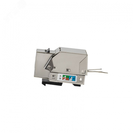 Модуль Keystone Jack RJ-45(8P8C) CAT 5e экранированный FTP, 90 градусов