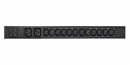 Блок розеток для шкафов, вертикальный, 6 розеток IEC 320 C19, 36 розеток IEC 320 C13, 3 фазы, 32А