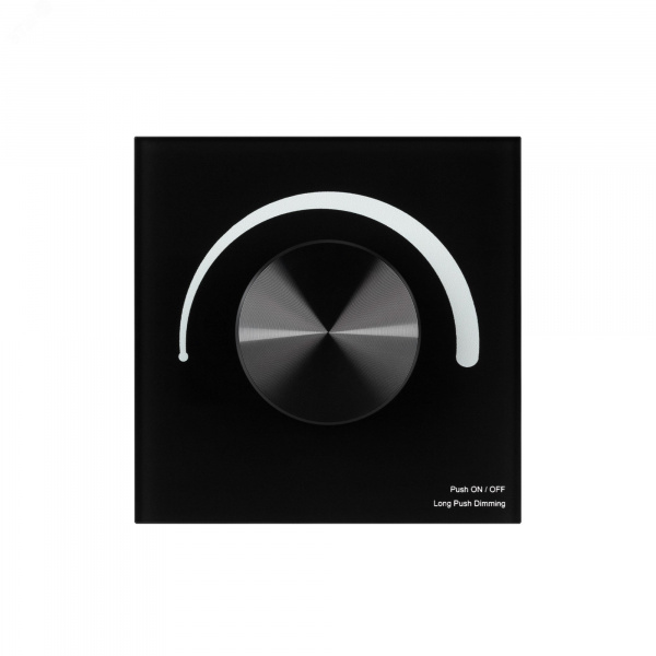 Панель SMART-P1-DIM-G-IN Black (3V, Rotary, 2.4G) (, IP20 Пластик, 5 лет)