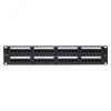 Патч-панель TERACOM PRO 19'Cat.6 2U неэкранированная UTP 48 портов RJ-45 Dual IDC
