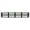 Патч-панель TERACOM PRO 19'Cat.6 2U неэкранированная UTP 48 портов RJ-45 Dual IDC