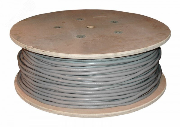 Витая пара F/UTP CAT 5е PVC 10PR 24AWG INDOOR SOLID серый 305м