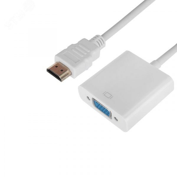 Переходник штекер HDMI - гнездо VGA, провод,