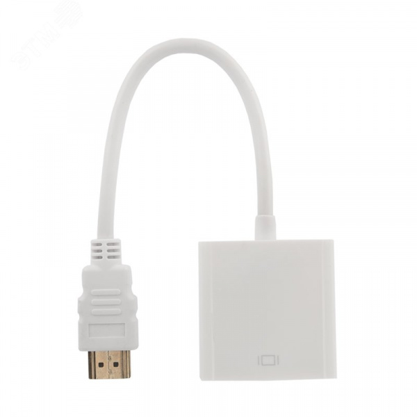 Переходник штекер HDMI - гнездо VGA, провод,