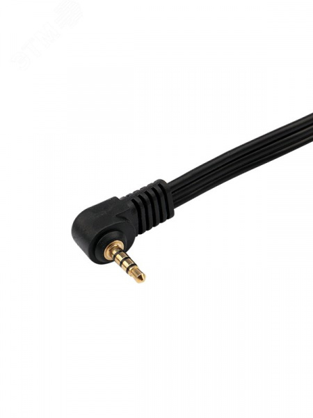 Аудио кабель 3.5 мм 4C - 3 RCA, 1.5 м, GOLD