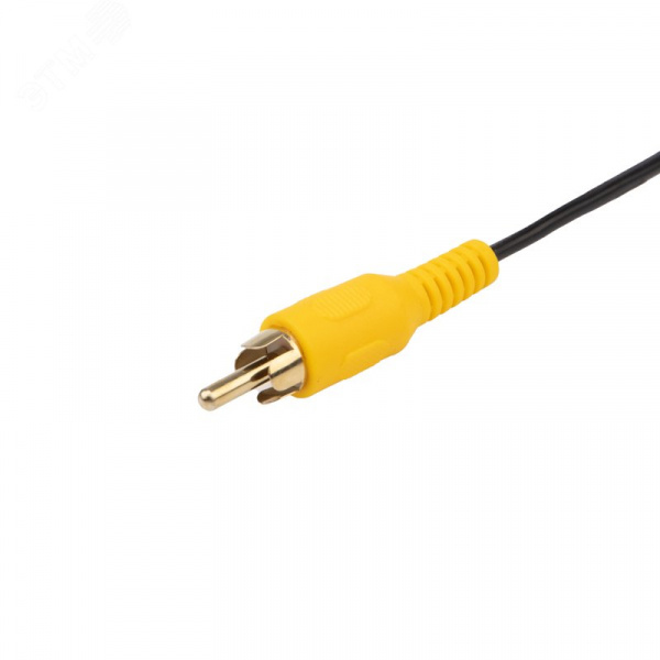 Аудио кабель 3.5 мм 4C - 3 RCA, 1.5 м, GOLD