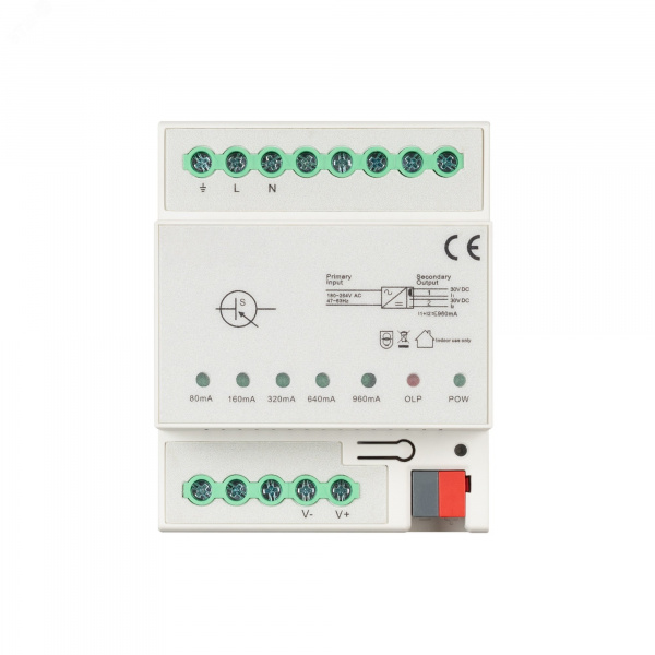 Блок питания шины 230 V 960 mA IARL IP20 пластик 2 года KNX-301-72-AUX-DIN INTELLIGENT