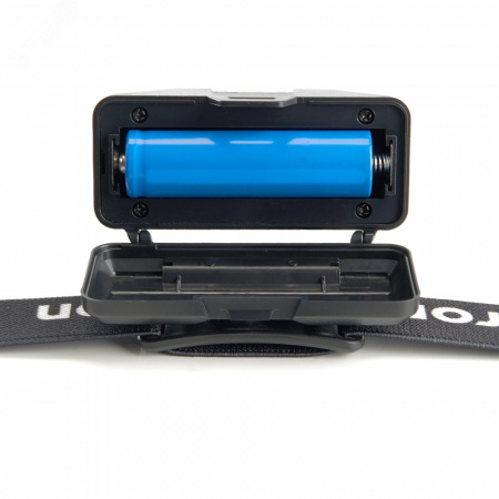 Фонарь светодиодный налобный аккумуляторный USB 1х18650 3w+2w XPE+COB IP44 пластик