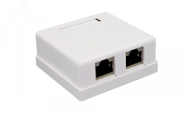 Компьютерная розетка 8P8C (RJ-45), FTP, 6, 2 порта