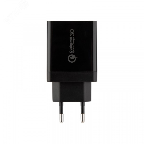 Устройство сетевое зарядное-переходник 3xUSB адаптер, 30W черное,