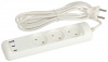 Удлинитель электрический U-3-3m-USB-W 3 розетки + 3xUSB A+C 3м 10А белый