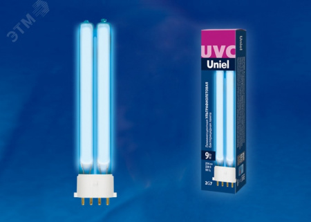 Лампа ультрафиолетовая ESL-PL-9/UVCB/2G7/CL