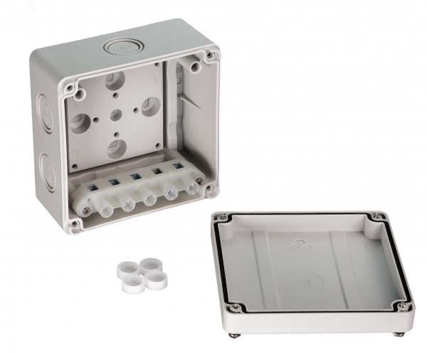 Коробка распределительная RIDAN M BOX 110x110x67, IP67, серая