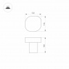 Светильник LGD-SWAMP-BOLL-H100-7W Warm3000 (GR, 93 deg, 230 В) (ARL, IP65 Металл, 3 года)