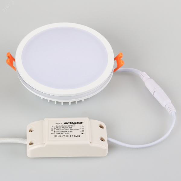 Панель светодиодная LTD-115SOL-15W Day White IP44 пластик 3 года
