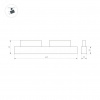 Светильник MAG-ORIENT-FLAT-L465-16W Day4000-MIX (BK, 100 deg, 48V, TUYA) (IP20 Металл, 5 лет)