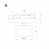 Светильник MAG-ORIENT-RONDO-R90-9W Day4000-MIX (BK, 110 deg, 48V, TUYA Zigbee) (IP20 Металл, 5 лет)