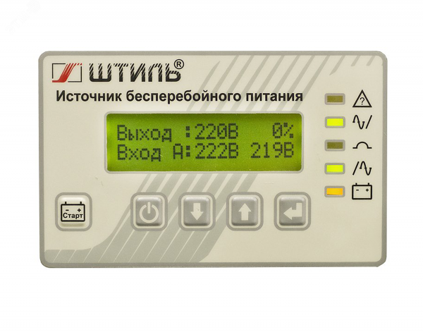 Источник бесперебойного питания Online Tower 20000 ВA/16000 Вт, под внешние аккумуляторы, U-акб.192 В, I-заряд.2 А, ЖК-дисплей, выходные разъёмы - клеммы L, N, холодный старт, IP20