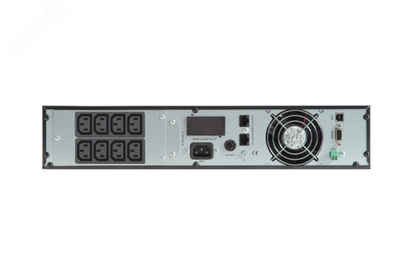 Источник бесперебойного питания 9903 SKAT-UPS 1000-RACK-ON-E Online 1000 ВА/900 Вт, синус, внешн. АКБ х 2 шт, 8xC13