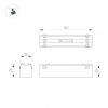 Светильник MAG-VIBE-LASER-L101-6W Day4000-MIX (BK, 24 deg, 48V, TUYA Zigbee) (IP20 Металл, 5 лет)