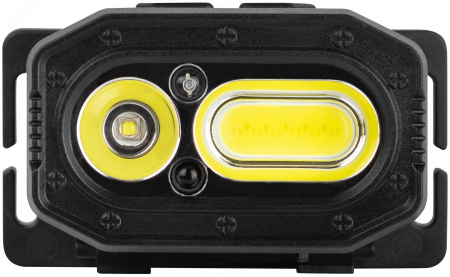 Фонарь налобный светодиодный GA-814 аккумуляторный 5 Вт COB + 5 Вт LED 5 режимов сенсорное управление