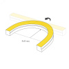 Лента герметичная MOONLIGHT-SIDE-X280-16x16mm 24V Day400010 W/m, IP67, 15m, wire x1, вывод боковой, 5 лет