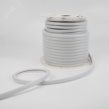 Неон гибкий LED SMD, форма – D, 16х16 мм, теплый белый, 144 LED/м, 50 м