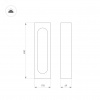 Светильник LGD-MUSE-BOLL-H650-12W Warm3000 (DG, 296 deg, 230 В) (IP65 Металл, 3 года)