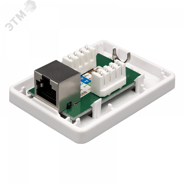 Розетка компьютерная 8P8C (RJ-45) FTP 5е 1 порт (DIY упак.)