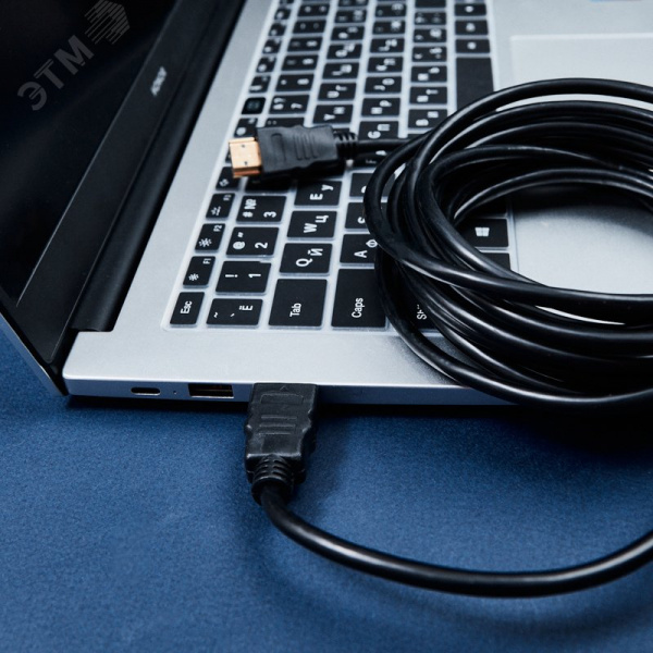 Кабель HDMI - HDMI 1.4, 5м, Gold