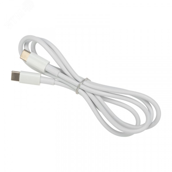 Кабель Type-C - Type-C PD 100W, 1m, PVC, white, 18-1832,