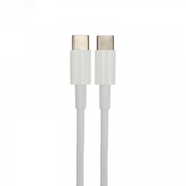 Кабель Type-C - Type-C PD 100W, 1m, PVC, white, 18-1832,