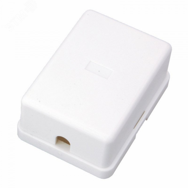 Розетка телефонная внешняя 1 порт UTP RJ-11 (6P4C) CAT 3,